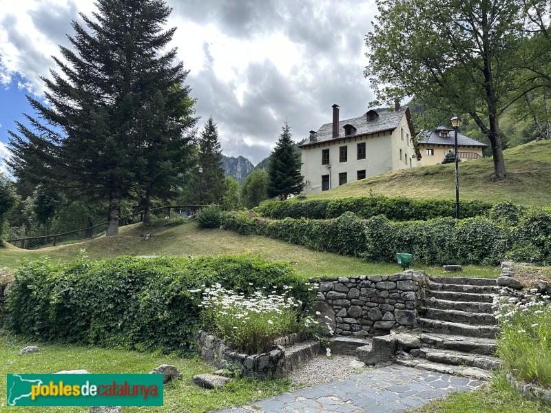 Boí - Caldes de Boí. Fonts i jardins (Foto: Albert Esteves, 2023) Boí - Caldes de Boí. Fonts i jardins