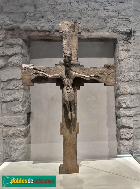 Taüll - Església de Sant Climent de Taüll. Crist de Taüll (Foto: Albert Esteves, 2023) Taüll - Església de Sant Climent de Taüll. Crist de Taüll