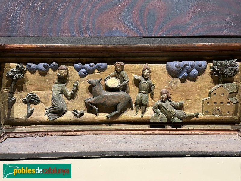 Taüll - Església de Sant Climent de Taüll. Retaule de Sant Antoni de Pàdua (Foto: Albert Esteves, 2023) Taüll - Església de Sant Climent de Taüll. Retaule de Sant Antoni de Pàdua