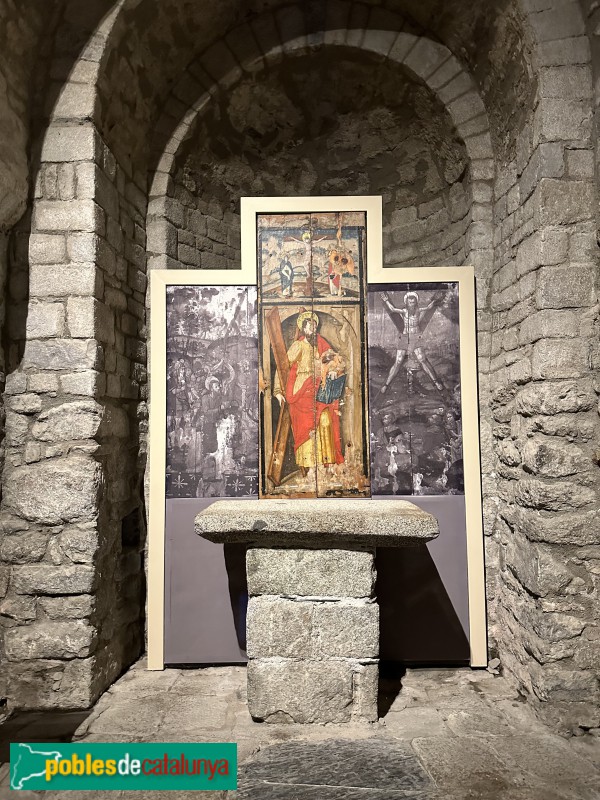 Taüll - Església de Sant Climent de Taüll. Retaule de Sant Andreu (Foto: Albert Esteves, 2023) Taüll - Església de Sant Climent de Taüll. Retaule de Sant Andreu