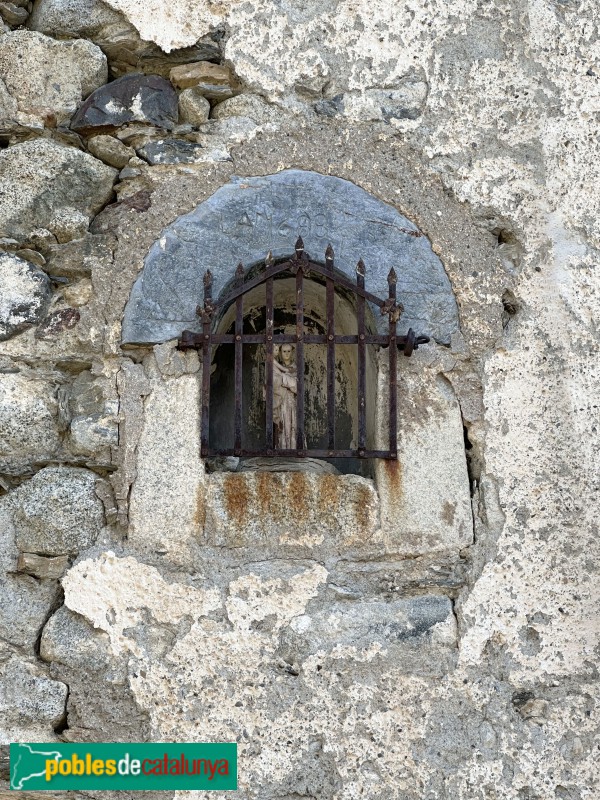 Erill la Vall - Ca de Vidal. Capelleta del segle XVII (Foto: Albert Esteves, 2023) Erill la Vall - Ca de Vidal. Capelleta del segle XVII