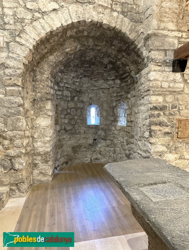 Erill la Vall - Església de Santa Eulàlia. Absidiola (Foto: Albert Esteves, 2023) Erill la Vall - Església de Santa Eulàlia. Absidiola