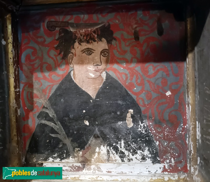 Barruera - Església de Sant Feliu. Predel·la del segle XVII (Foto: Anna Corcoll, 2023) Barruera - Església de Sant Feliu. Predel·la del segle XVII