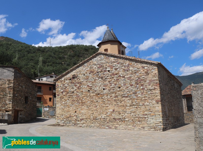 Llesp - Església de Sant Martí (Foto: Albert Esteves, 2023) Llesp - Església de Sant Martí