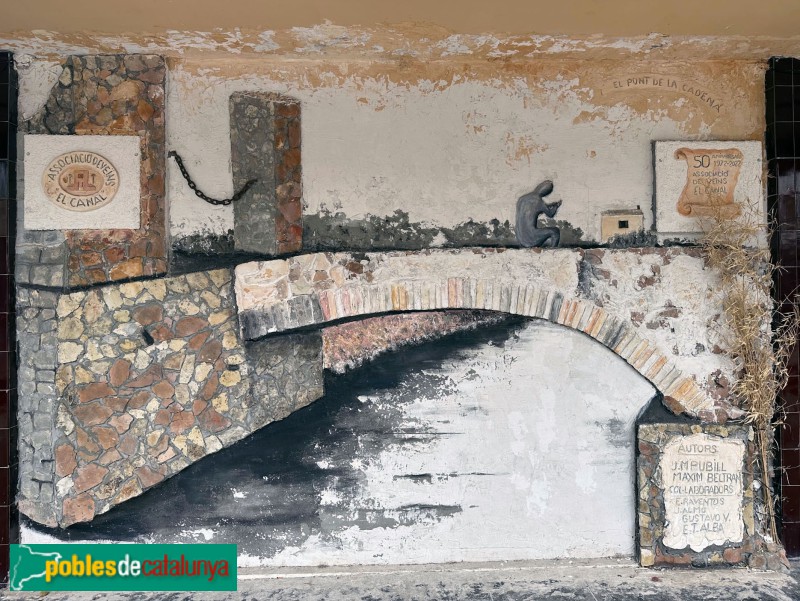 Molins de Rei - Mural (Foto: Albert Esteves, 2023) Molins de Rei - Mural