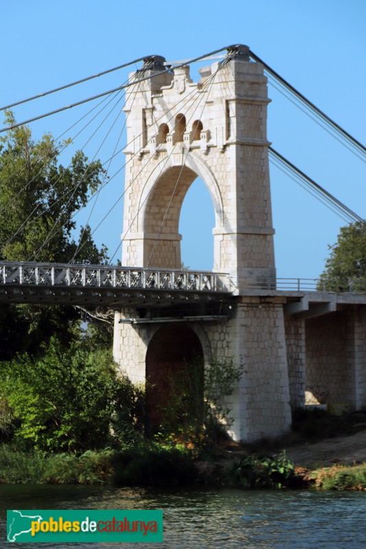 Amposta - Pont penjant (Foto: Albert Esteves, 2023) Amposta - Pont penjant