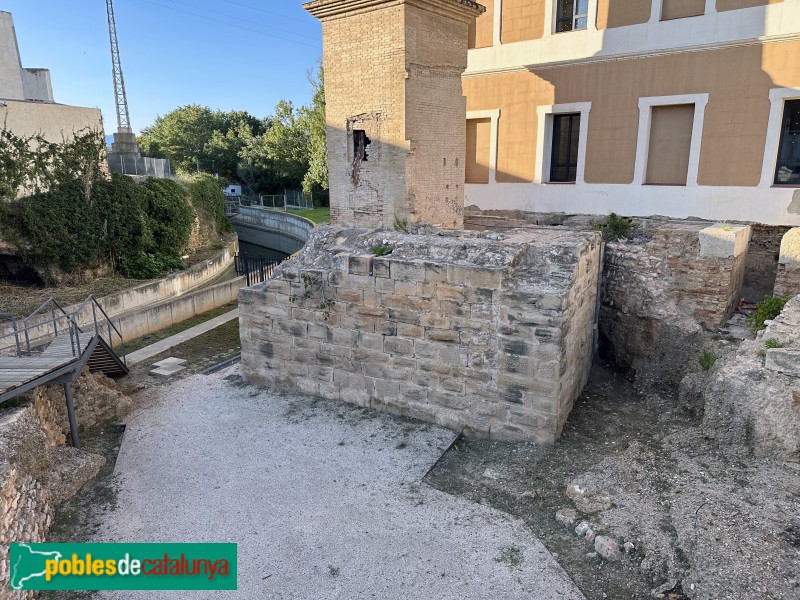 Amposta - Castell. Restes de la torre de Sant Joan (Foto: Albert Esteves, 2023) Amposta - Castell. Restes de la torre de Sant Joan