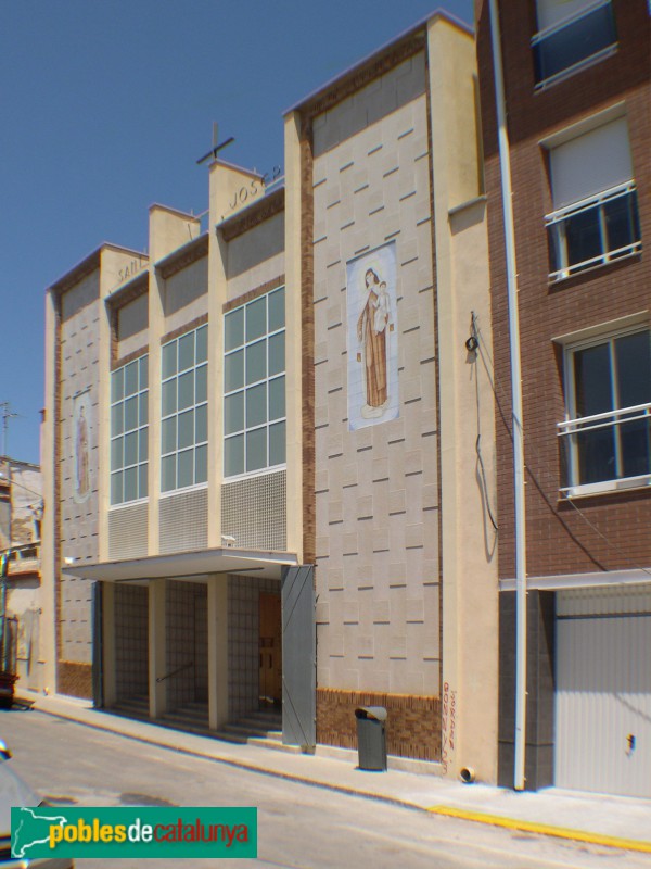 Amposta - Església de Sant Josep (Foto: <i>Pere Rams i Josep M. Pérez -calaix.gencat.cat-</i>, 2008) Amposta - Església de Sant Josep
