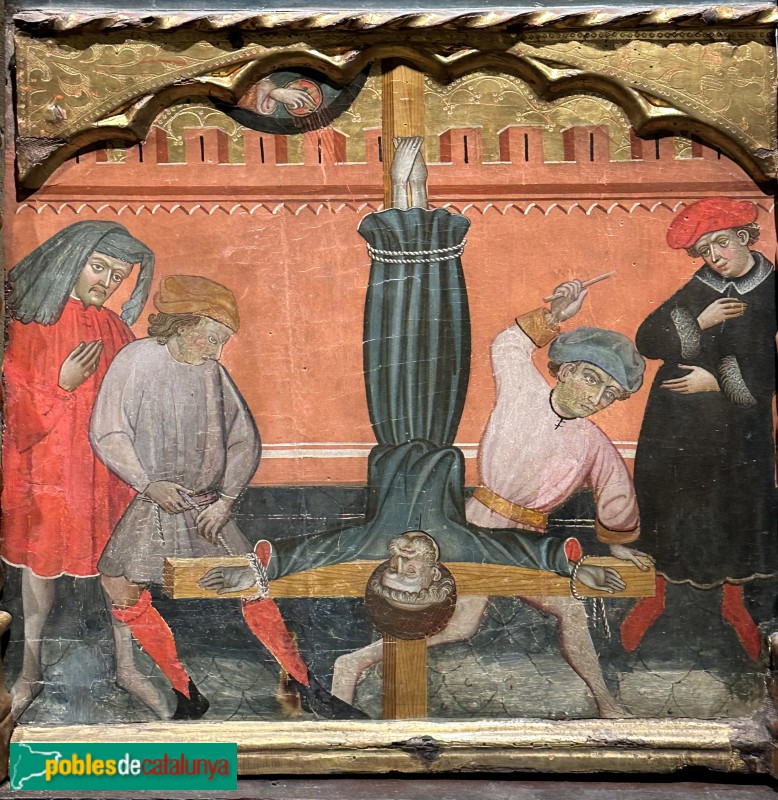 Retaule de Sant Pere de Vinaixa (Foto: Albert Esteves, 2023) Retaule de Sant Pere de Vinaixa