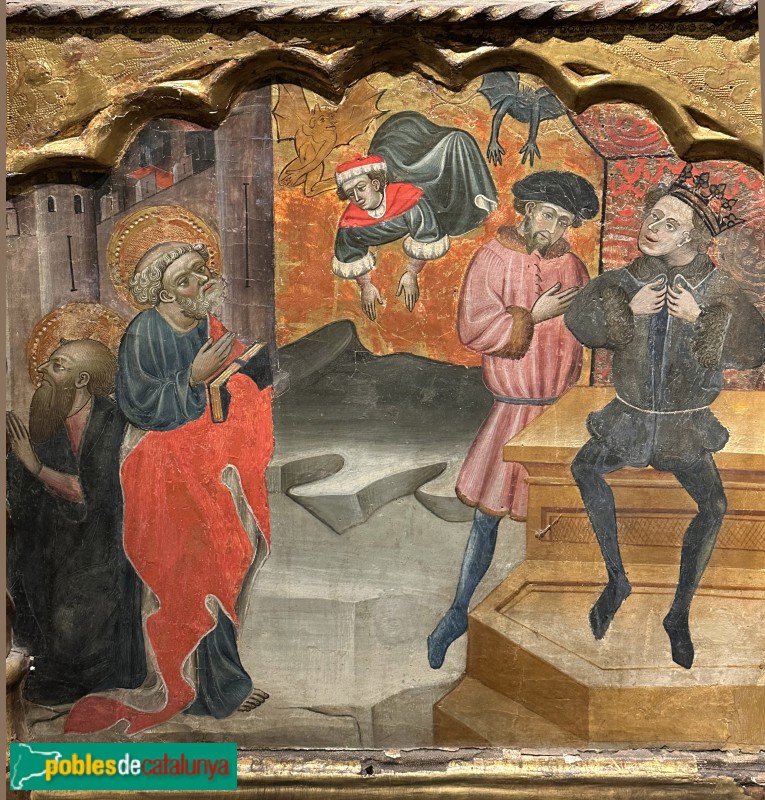 Retaule de Sant Pere de Vinaixa (Foto: Albert Esteves, 2023) Retaule de Sant Pere de Vinaixa