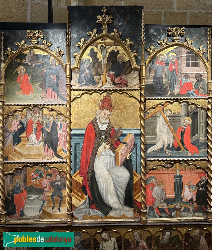 Retaule de Sant Pere de Vinaixa (Foto: Albert Esteves, 2023) Retaule de Sant Pere de Vinaixa