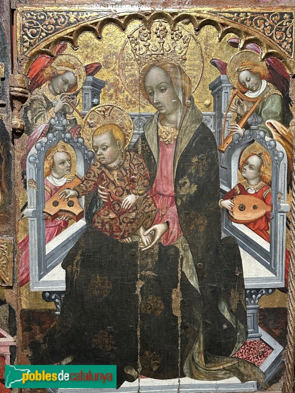 Tarragona - Museu Diocesà. Retaule de la Mare de Déu, de la Secuita (Foto: Albert Esteves, 2023) Tarragona - Museu Diocesà. Retaule de la Mare de Déu, de la Secuita