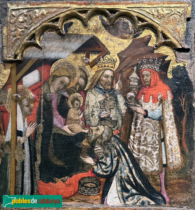 Tarragona - Museu Diocesà. Retaule de la Mare de Déu, de la Secuita (Foto: Albert Esteves, 2023) Tarragona - Museu Diocesà. Retaule de la Mare de Déu, de la Secuita