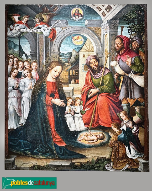 Tarragona - Museu Diocesà. Nativitat (Mestre de Cabanyes, c.1510 (Foto: Albert Esteves, 2023) Tarragona - Museu Diocesà. Nativitat (Mestre de Cabanyes, c.1510