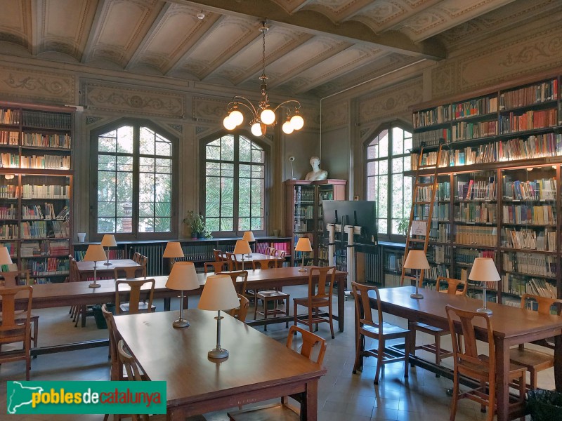 Barcelona - Escola Industrial. Escola del Treball. Biblioteca (Foto: Sergi Suárez, 2023) Barcelona - Escola Industrial. Escola del Treball. Biblioteca