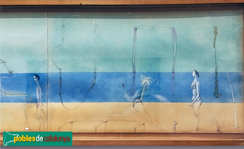 L'Hospitalet de Llobregat - Fundació Arranz-Bravo. Mural d'Arranz-Bravo (Foto: Anna Corcoll, 2022) L'Hospitalet de Llobregat - Fundació Arranz-Bravo. Mural d'Arranz-Bravo