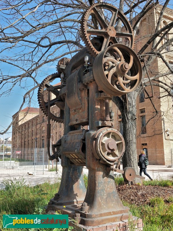L'Hospitalet de Llobregat - Fàbrica Cosme Toda. Premsa de ceràmica (Foto: Albert Esteves, 2022) L'Hospitalet de Llobregat - Fàbrica Cosme Toda. Premsa de ceràmica