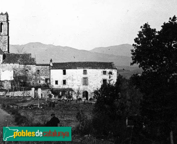 Llinars del Vallès - Rectoria de Sant Sadurní de Collsabadell (Foto: <i>Antoni Gallardo -Arxiu Fotogràfic Centre Excursionista de Catalunya-</i>, 1918) Llinars del Vallès - Rectoria de Sant Sadurní de Collsabadell