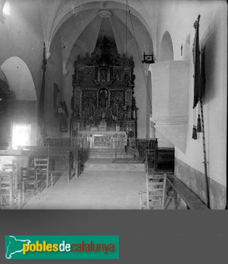 Llinars del Vallès - Sant Joan de Sanata (Foto: <i>Manuel Genovart -Arxiu Fotogràfic Centre Excursionista de Catalunya-</i>, 1925) Llinars del Vallès - Sant Joan de Sanata