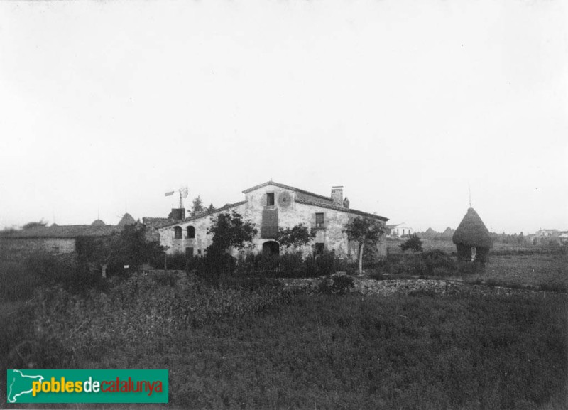 Llinars del Vallès - Can Rossell (Foto: <i>Arxiu Fotogràfic Centre Excursionista de Catalunya</i>, inicis segle XX) Llinars del Vallès - Can Rossell