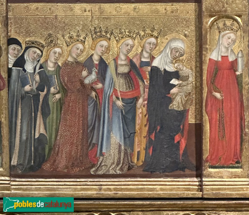 Sant Cugat del Vallès - Monestir. Retaule de Santa Maria de Tots el Sants (Foto: Albert Esteves, 2023) Sant Cugat del Vallès - Monestir. Retaule de Santa Maria de Tots el Sants