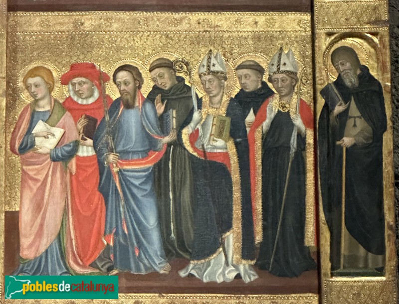 Sant Cugat del Vallès - Monestir. Retaule de Santa Maria de Tots el Sants (Foto: Albert Esteves, 2023) Sant Cugat del Vallès - Monestir. Retaule de Santa Maria de Tots el Sants