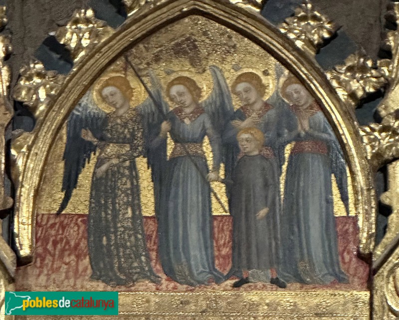 Sant Cugat del Vallès - Monestir. Retaule de Santa Maria de Tots el Sants (Foto: Albert Esteves, 2023) Sant Cugat del Vallès - Monestir. Retaule de Santa Maria de Tots el Sants