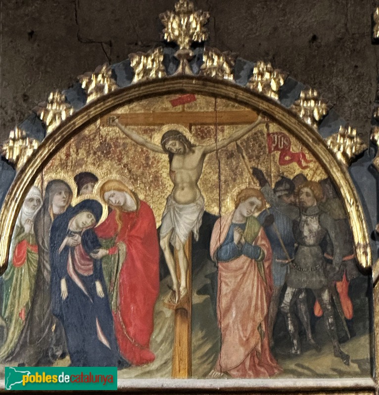 Sant Cugat del Vallès - Monestir. Retaule de Santa Maria de Tots el Sants (Foto: Albert Esteves, 2023) Sant Cugat del Vallès - Monestir. Retaule de Santa Maria de Tots el Sants