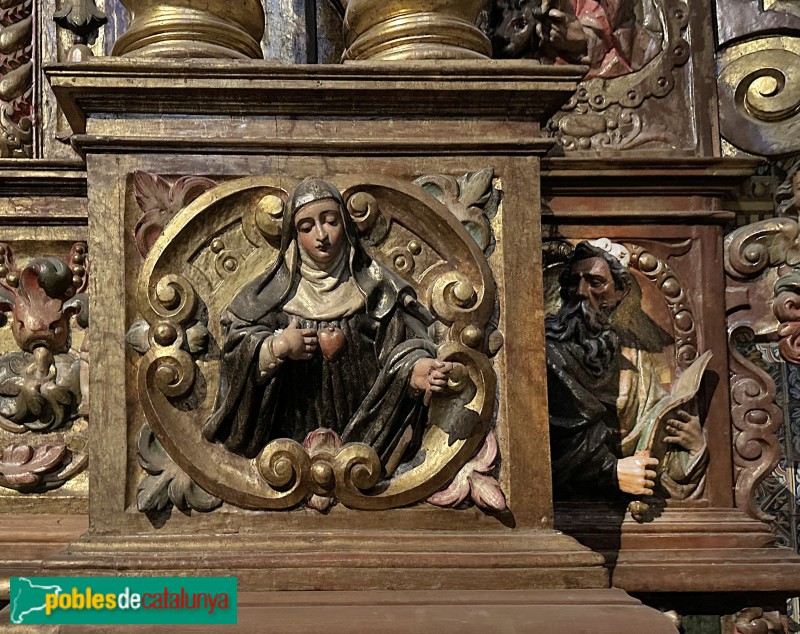 Monestir de Sant Cugat del Vallès - Retaule de Sant Bartomeu (Foto: Albert Esteves, 2023) Monestir de Sant Cugat del Vallès - Retaule de Sant Bartomeu