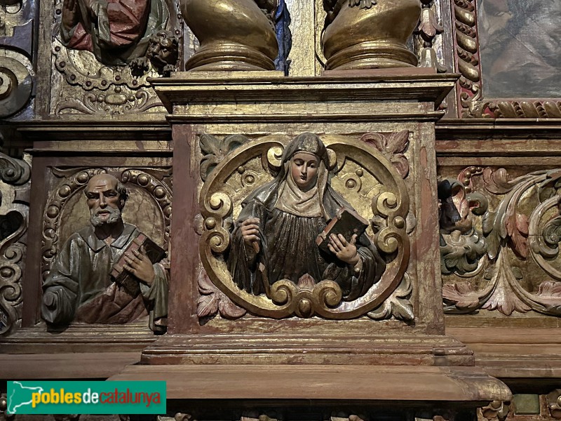 Monestir de Sant Cugat del Vallès - Retaule de Sant Bartomeu (Foto: Albert Esteves, 2023) Monestir de Sant Cugat del Vallès - Retaule de Sant Bartomeu