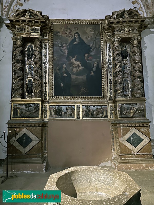 Sant Cugat del Vallès - Monestir de Sant Cugat. Capella de Santa Escolàstica (Foto: Albert Esteves, 2023) Sant Cugat del Vallès - Monestir de Sant Cugat. Capella de Santa Escolàstica