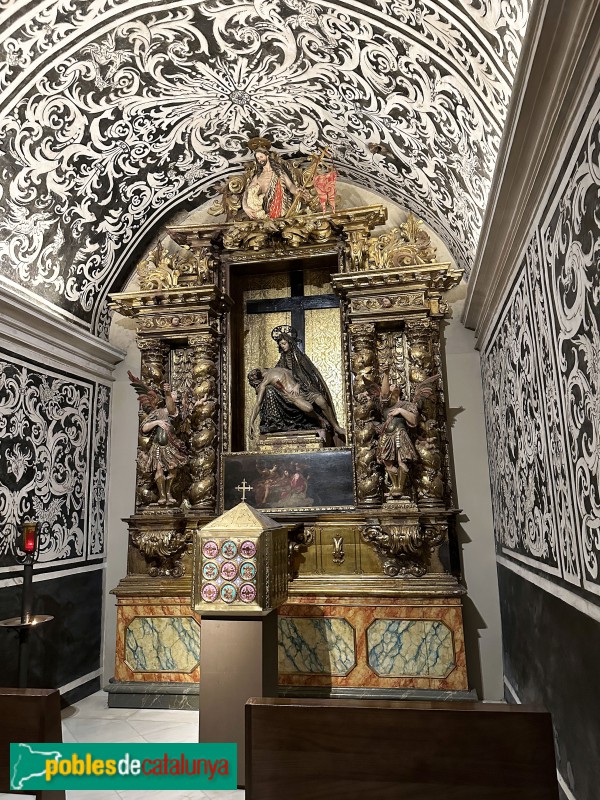 Monestir de Sant Cugat - Capella de la Pietat (Foto: Albert Esteves, 2023) Monestir de Sant Cugat - Capella de la Pietat