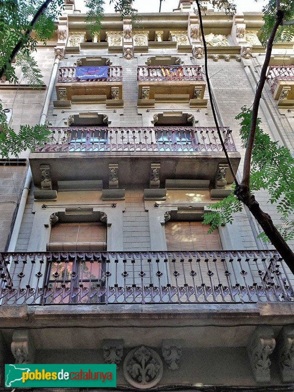 Barcelona - Casa Henriette Cros (Dalmau, 13) (Foto: Sergi Suárez, 2023) Barcelona - Casa Henriette Cros (Dalmau, 13)