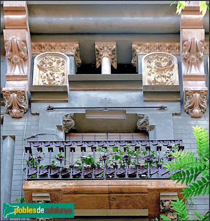 Barcelona - Casa Henriette Cros (Dalmau, 13) (Foto: Sergi Suárez, 2023) Barcelona - Casa Henriette Cros (Dalmau, 13)