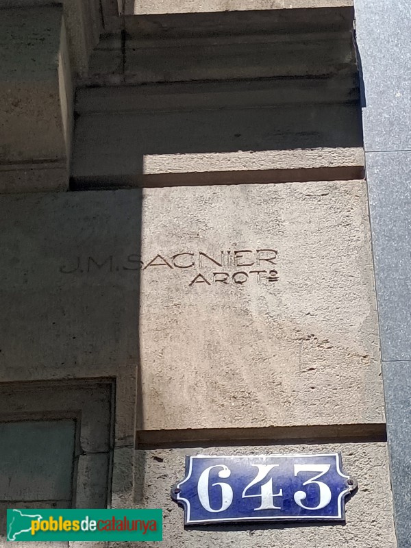 Barcelona - Gran Via, 643 (Foto: Anna Corcoll, 2022) Barcelona - Gran Via, 643