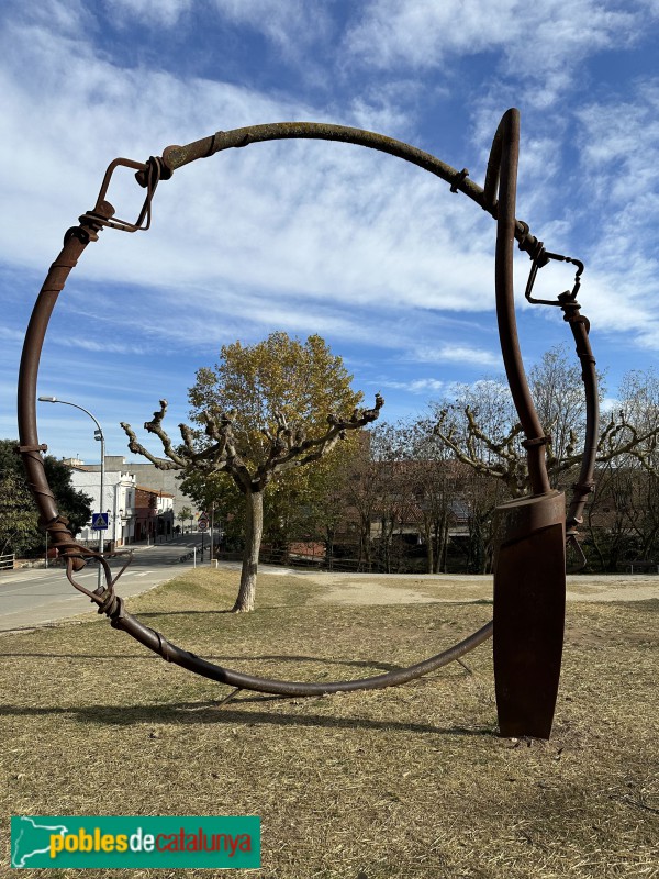 Panorama d'una Nació o Cercle (Rodger Mack, 1989) (Foto: Albert Esteves, 2023) Panorama d'una Nació o Cercle (Rodger Mack, 1989)
