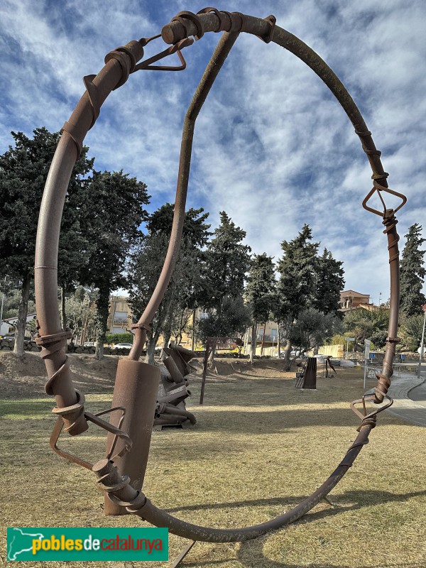 Panorama d'una Nació o Cercle (Rodger Mack, 1989) (Foto: Albert Esteves, 2023) Panorama d'una Nació o Cercle (Rodger Mack, 1989)