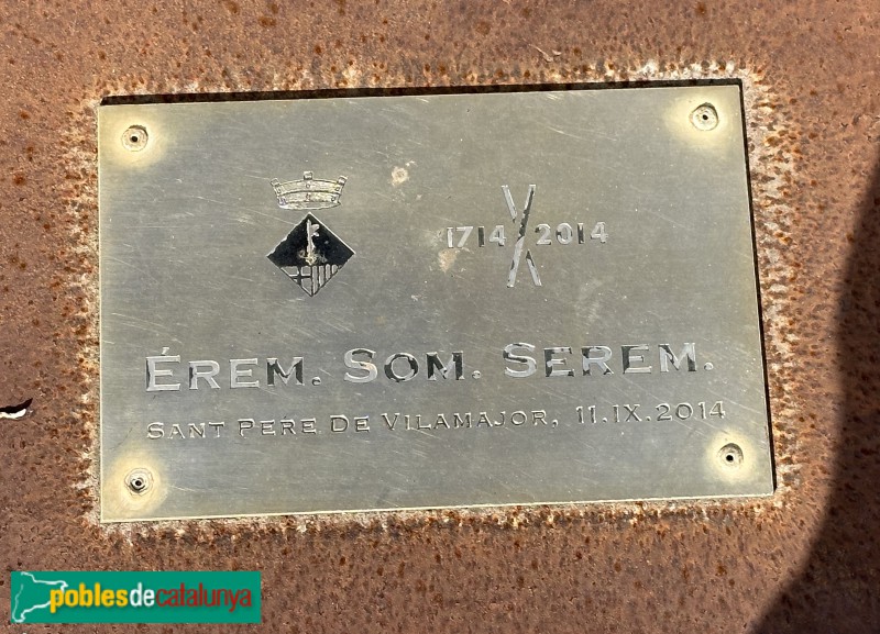 Sant Pere de Vilamajor - Escultura <i>Érem, som, serem </i>