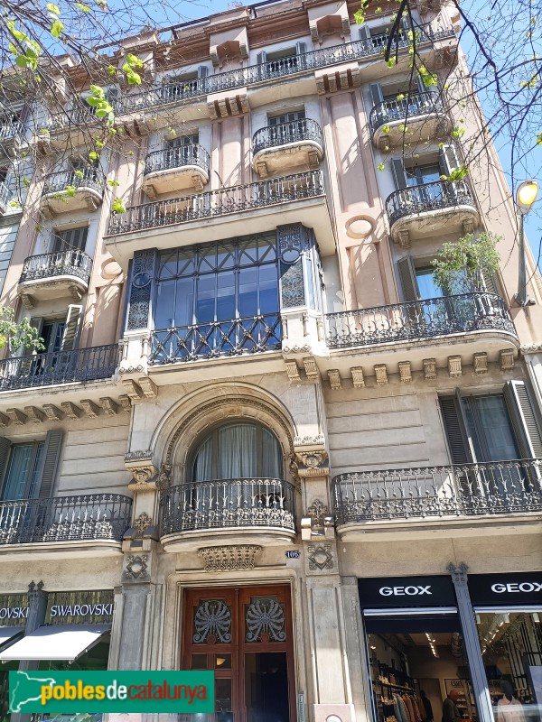 Barcelona - Rambla Catalunya, 106 (Foto: Anna Corcoll, 2023) Barcelona - Rambla Catalunya, 106