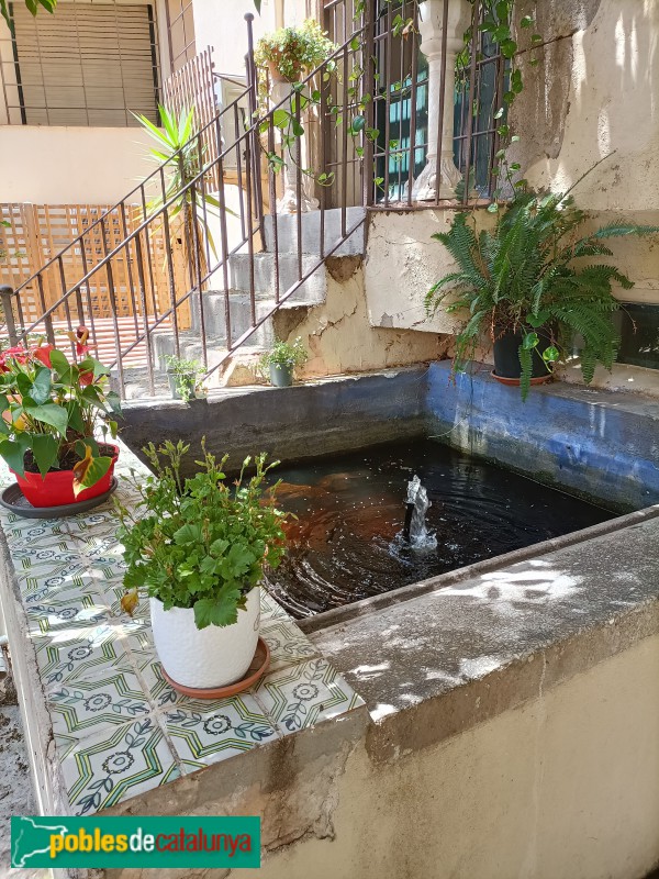 Barcelona - Església de Santa Maria del Pi. Jardí (Foto: Anna Corcoll, 2023) Barcelona - Església de Santa Maria del Pi. Jardí