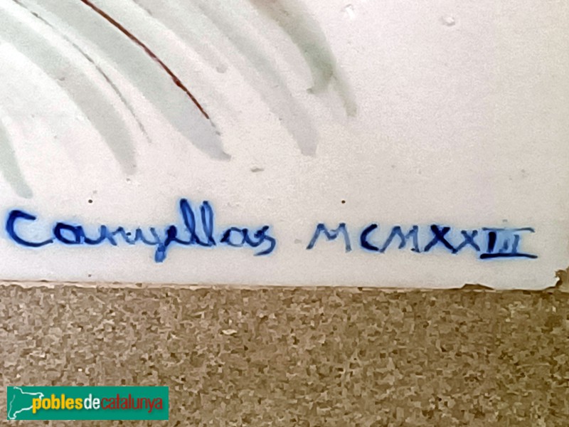 Barcelona - Casa de l'Ardiaca. Mosaics noucentistes (Foto: Anna Corcoll, 2023) Barcelona - Casa de l'Ardiaca. Mosaics noucentistes