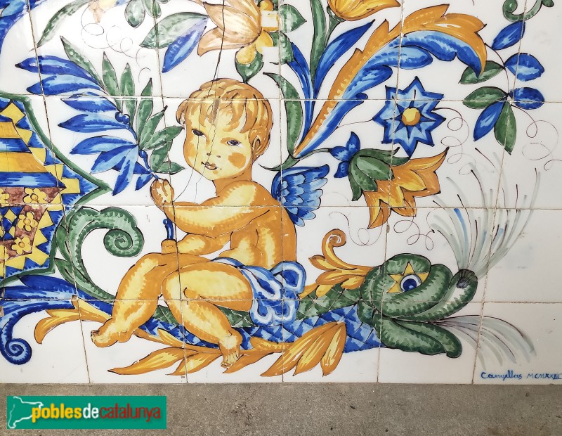 Barcelona - Casa de l'Ardiaca. Mosaics noucentistes (Foto: Anna Corcoll, 2019) Barcelona - Casa de l'Ardiaca. Mosaics noucentistes