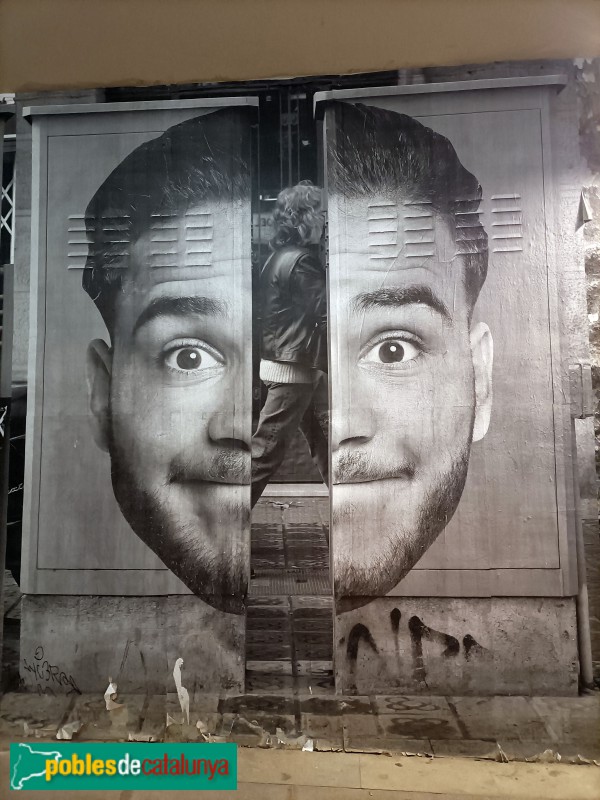 Barcelona - Mural <i>Vides Partides </i>