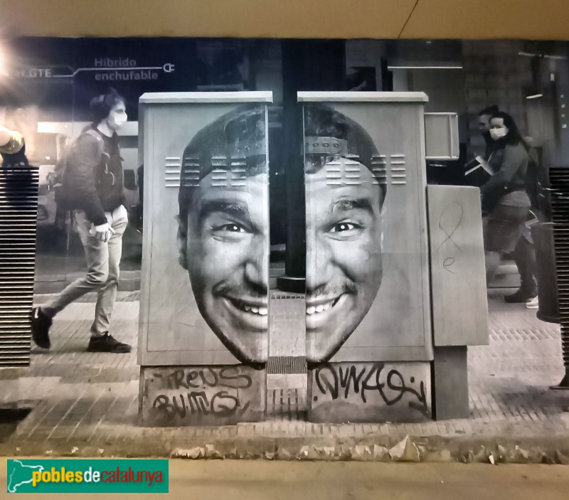 Barcelona - Mural <i>Vides Partides </i>