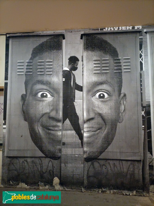 Barcelona - Mural <i>Vides Partides </i>