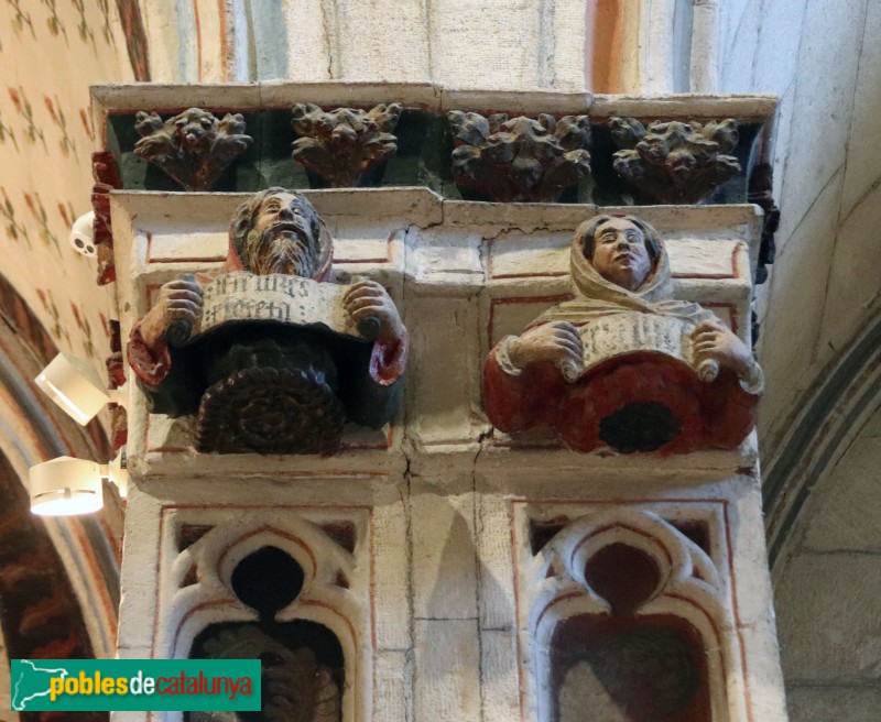 Vilafranca del Penedès - Església de Sant Francesc. Detall (Foto: Albert Esteves, 2024) Vilafranca del Penedès - Església de Sant Francesc. Detall