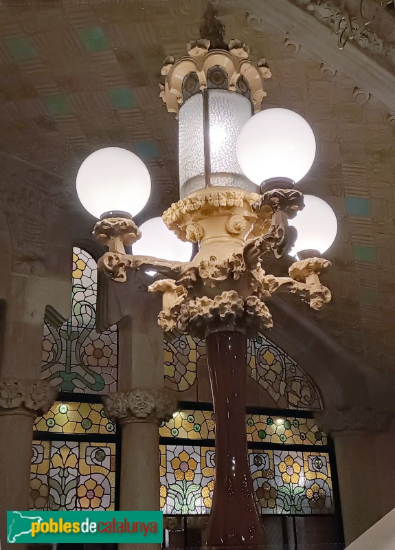 Barcelona - Palau de la Música. Vestíbul Sant Pere (Foto: Anna Corcoll, 2023) Barcelona - Palau de la Música. Vestíbul Sant Pere