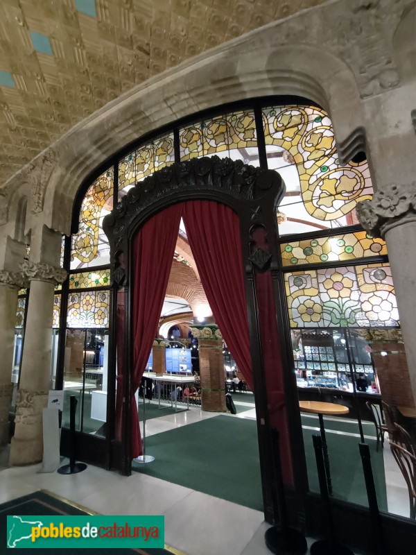 Barcelona - Palau de la Música. Vestíbul Sant Pere (Foto: Anna Corcoll, 2023) Barcelona - Palau de la Música. Vestíbul Sant Pere