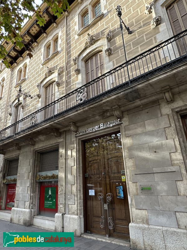 Vilafranca del Penedès - Casa Elías Valero (Foto: Albert Esteves, 2023) Vilafranca del Penedès - Casa Elías Valero