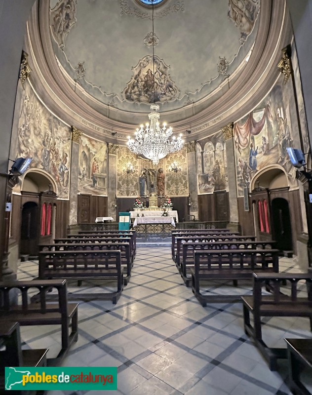 Vilafranca del Penedès. Basílica de Santa Maria. Capella del Santíssim (Foto: Albert Esteves, 2024) Vilafranca del Penedès. Basílica de Santa Maria. Capella del Santíssim